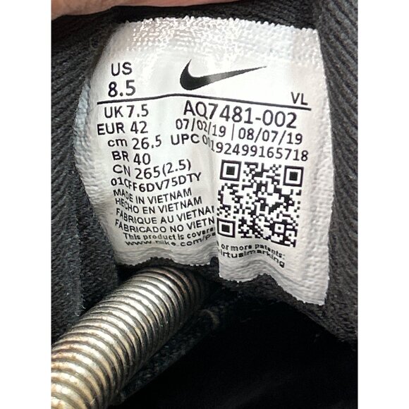 Nike Downshifter 9 Black Running Shoes Mens 8.5 AQ7481-002 - Picture 8 of 9